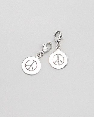 Charms Argent 925 Peace