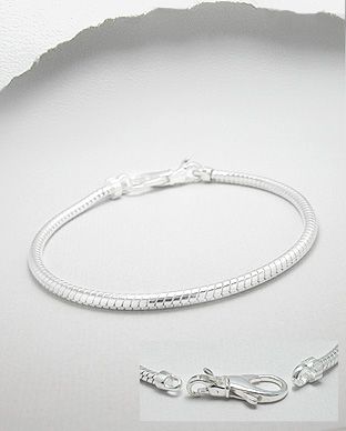 Bracelet Argent 925 pour Perles Beads