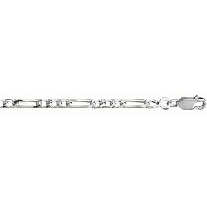 Chaine Argent 925 Maille Figaro 1+3 3 mm