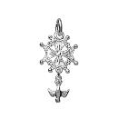 Pendentif Argent 925 Croix Huguenote