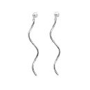 Boucles d'oreilles Argent 925 Spirale