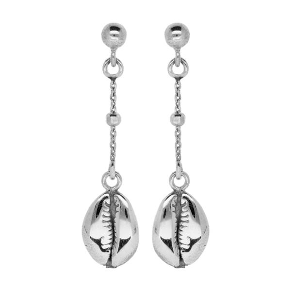 Boucles d'oreilles Argent 925 Coquillage 
