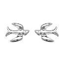 Boucles d'oreilles Argent 925 Hirondelle 