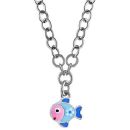 Collier Argent 925 Enfant Poisson