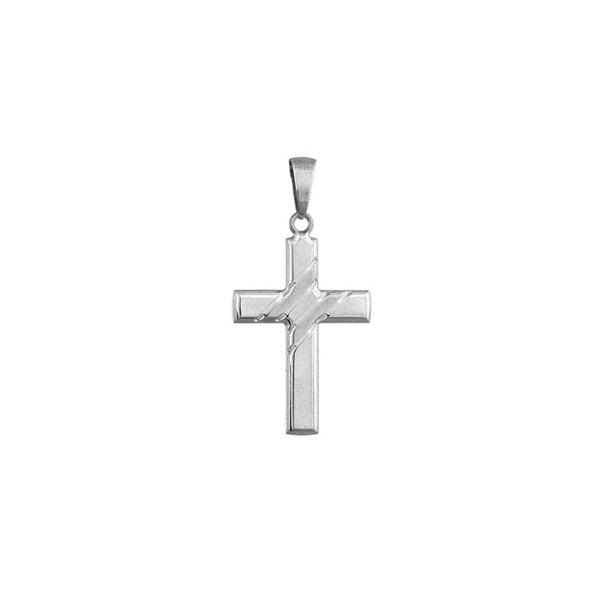 Pendentif Argent 925 Religieux Grosse Croix