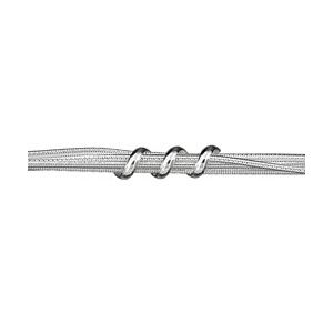 Bracelet Argent 925 Multi-Chaines Spirale