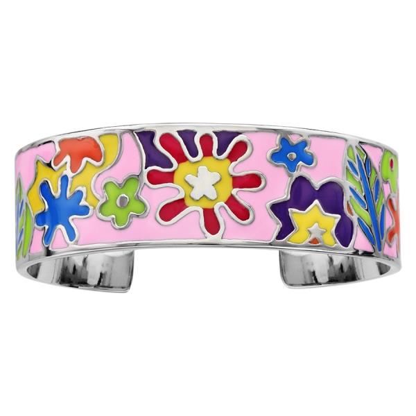 Bracelet Acier 316 L Motif Coloré