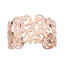 Bracelet Acier 316 L Rosé Rigide Motif Volutes