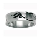 Bague Homme Acier 316 L  Dragon