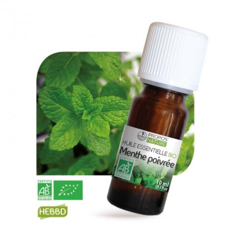 Huile Essentielle Bio Menthe Poivrée 10 Ml