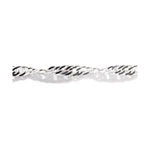 Chaîne de Cheville Argent 925 Maille Singapour 2 mm