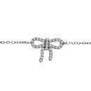 Bracelet Argent 925 et Zirconium Motif Noeud