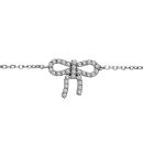 Bracelet Argent 925 et Zirconium Motif Noeud