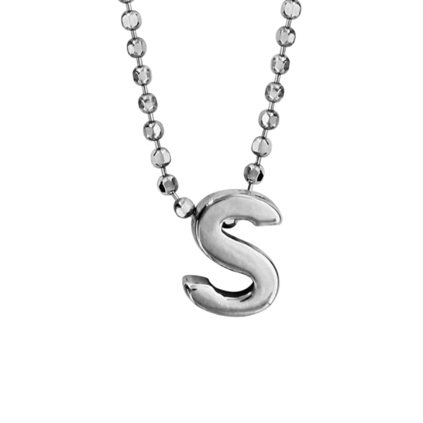 Collier Argent 925 Boules Initiale S