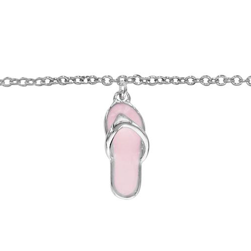 Chaîne de Cheville Argent 925 Tong Rose