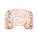 Bracelet Acier 316 L Rosé Rigide Motif Spirale