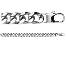 Bracelet Acier 316 L Maille Gourmette 12 mm