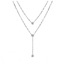 Collier Acier 316 L avec 3 Zirconium