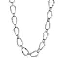 Collier Acier 316 L Mailles Ovalisées Moderne 55 cm