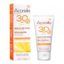 Crème solaire Bio Visage SPF 30 Teinte Doré 50 Ml Acorelle