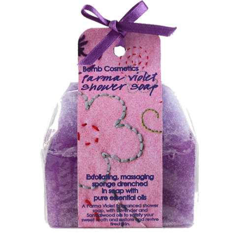 Savon Eponge Exfoliante Parma Violet Bomb Cosmetics