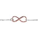 Bracelet Argent 925 Motif Infini Dorure Rose