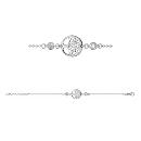 Bracelet Argent 925 Arbre de Vie et 2 Zirconium Sertis