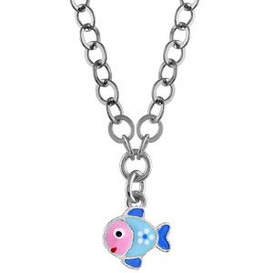 Collier Argent 925 Enfant Poisson