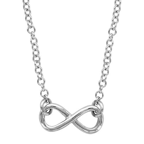 Collier Argent 925 Symbole Infini