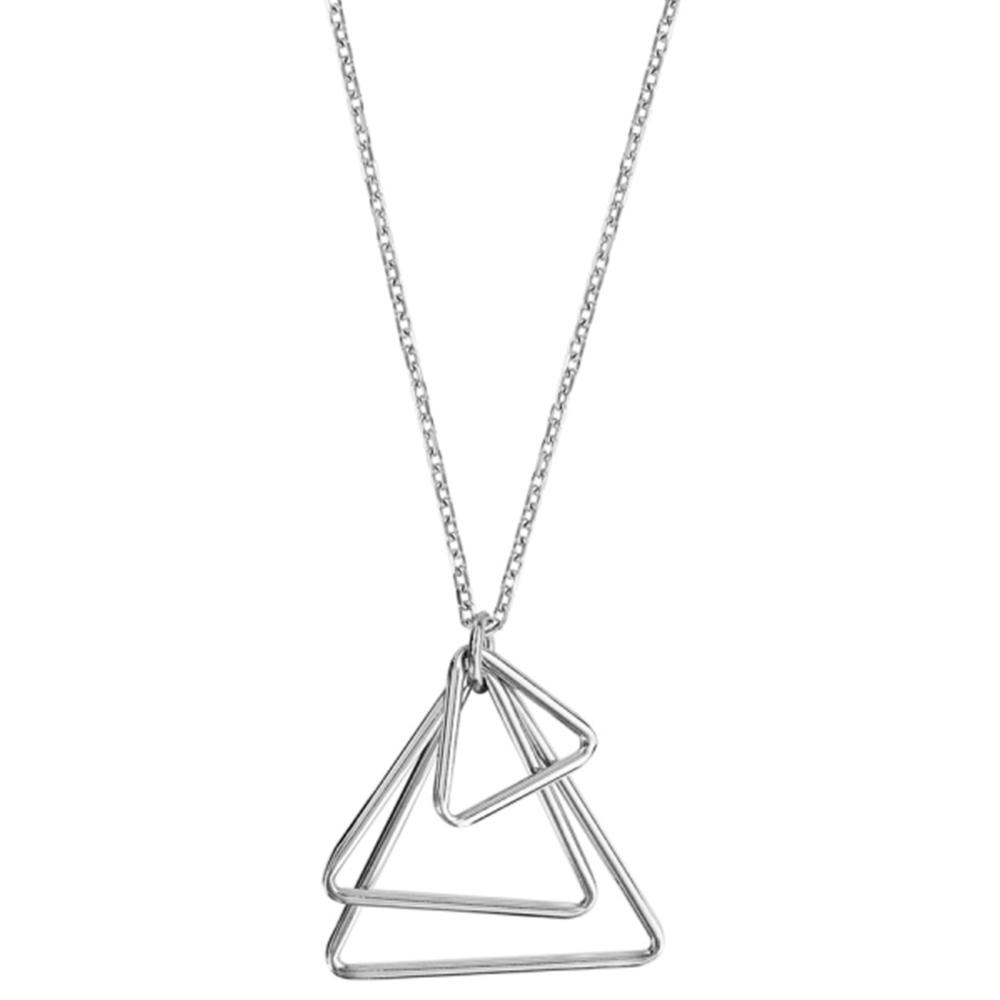 collier argent triangle collier argent triangle