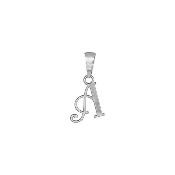 Pendentif Argent 925 Lettre Alphabet Initiale Anglaise A