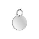 Pendentif Argent 925 Galet à Graver Petit Modèle