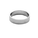 Bague Alliance Argent 925 Ruban 5 mm