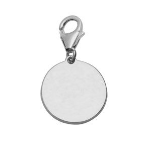 Charms Argent 925 Rond à Graver