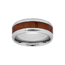 Bague Acier 316 L et Bois 