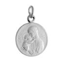 Pendentif Acier 316 L Medaillon avec Vierge Botticelli