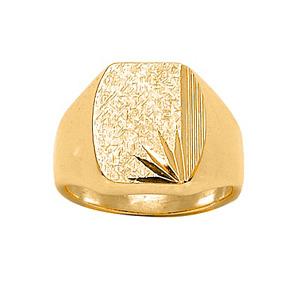 Chevalière Plaqué Or Vermeil Tonneau Diamantée Etoile