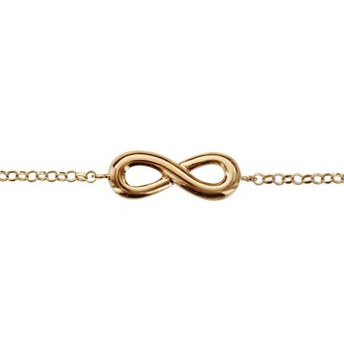 Bracelet Plaqué Or Infini