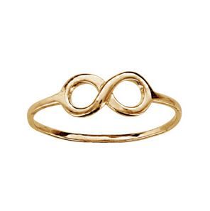 Bague Plaqué Or Infini