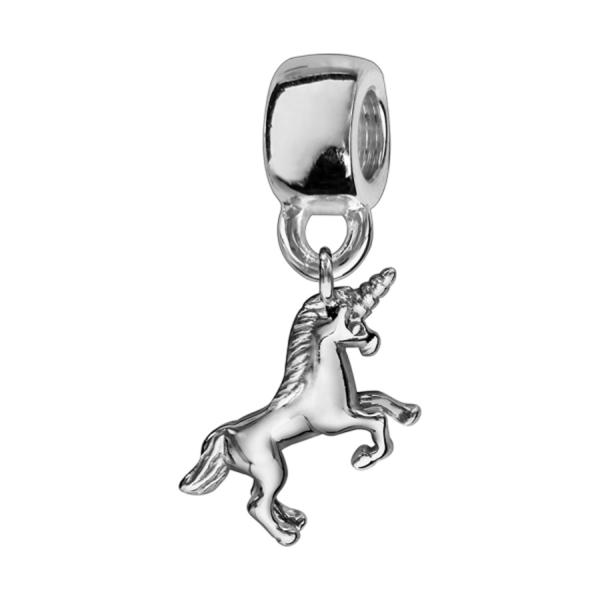 Charms Argent 925 Suspendu Licorne