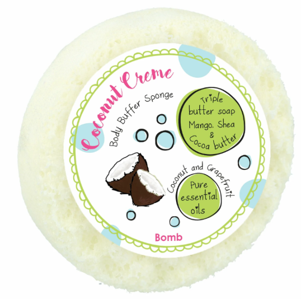 Savon Eponge Body Buffer Coconut Creme