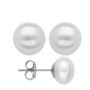 Boucles d'oreilles Argent 925 Perles d'eau Douce 9 mm