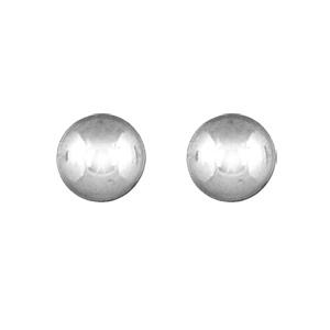 Boucles d'oreilles Argent 925 Boule 10 mm