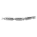 Bracelet Argent 925 Cylindres Fantaisie