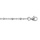 Chaîne de Cheville Argent 925 Boules Facetées 23 + 5 cm