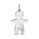 Pendentif Argent 925 Petit Garçon à Graver