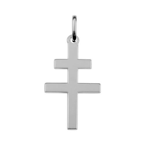 Pendentif Argent 925 Croix de Lorraine