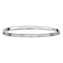 Bracelet Argent Massif Fil Ruban 4 mm Diam. 62