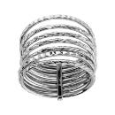 Bague Argent 925 Semainier Diamantée