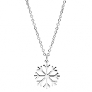 Collier Acier 316 L Pendentif Flocon de Neige